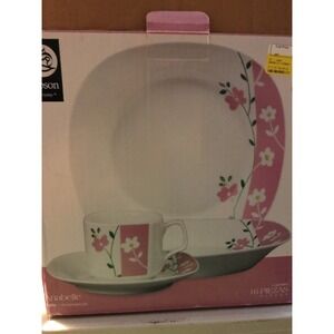 Gibson Everyday Anabelle Dinnerware Set New 16 pieces